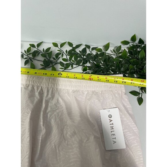 Athleta Womens Printed Hustle 3" Shorts 2X Featherweight Stretch Recycled - Picture 10 of 15